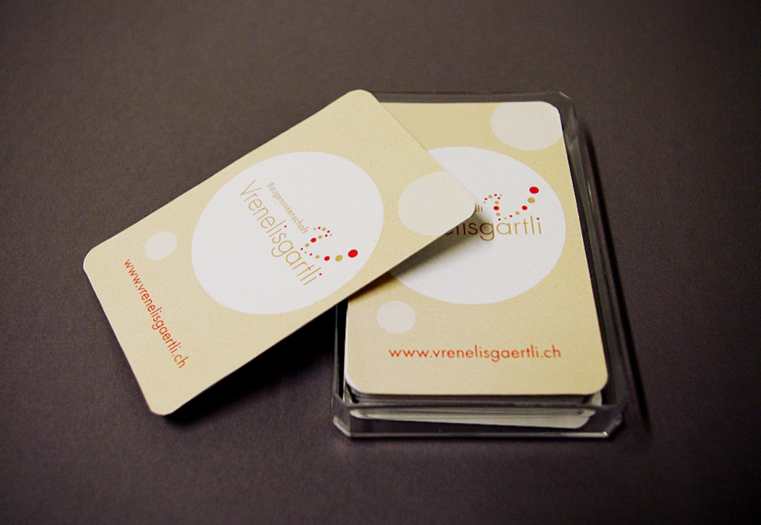 Eine neue Coporate Identity für die Baugenossenschaft Vrenelisgärtli