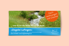 … und durch die Mitte fliesst ein Bach.