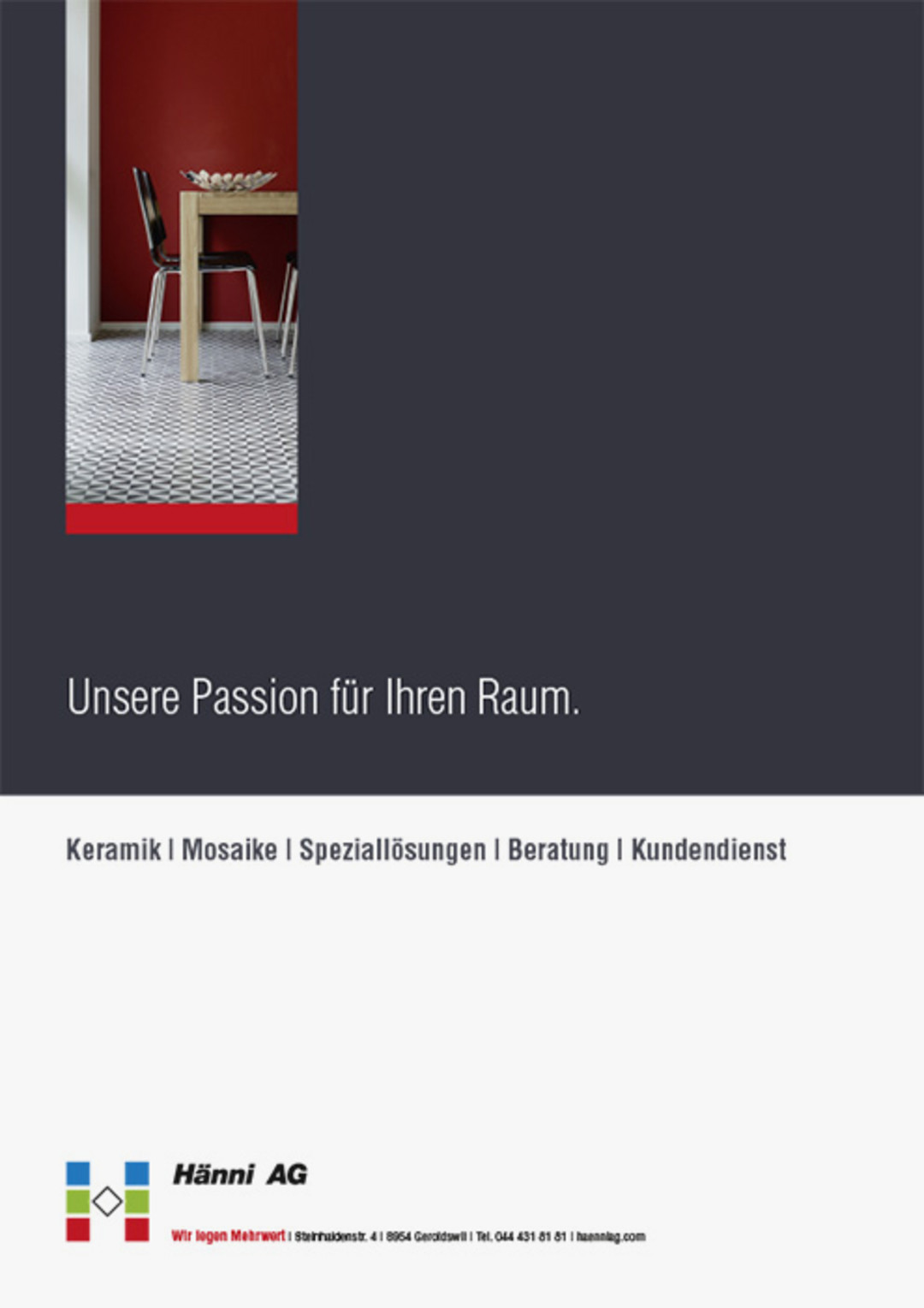 Hänni AG Image Broschüren