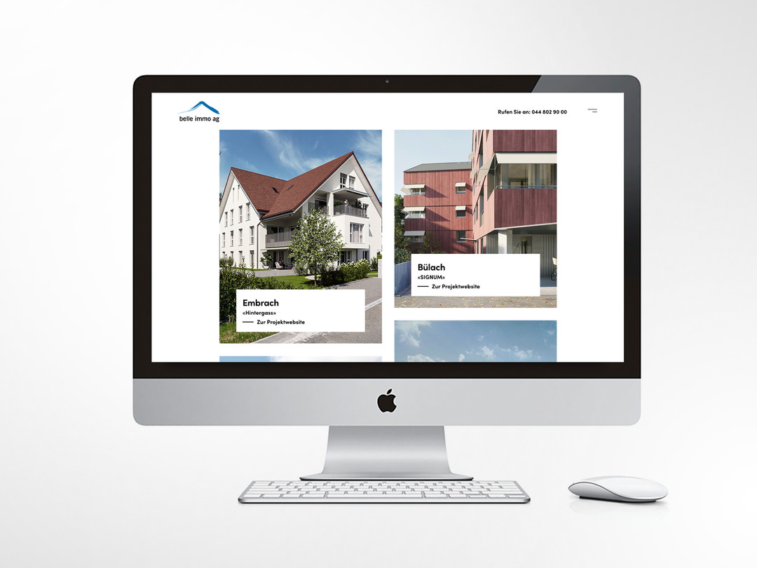WEBSITE FÜR BELLE IMMO AG