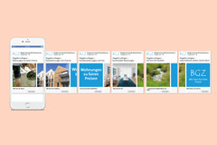 … und durch die Mitte fliesst ein Bach.