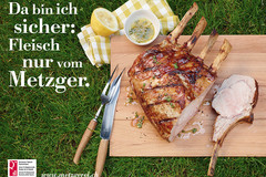 Plakatkampagne «Nur vom Metzger»