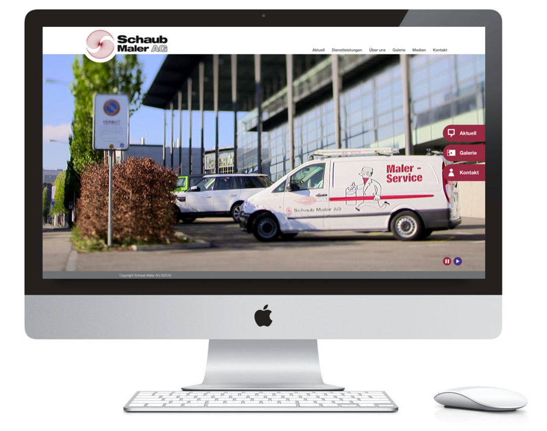 Screendesign Schaub Maler AG