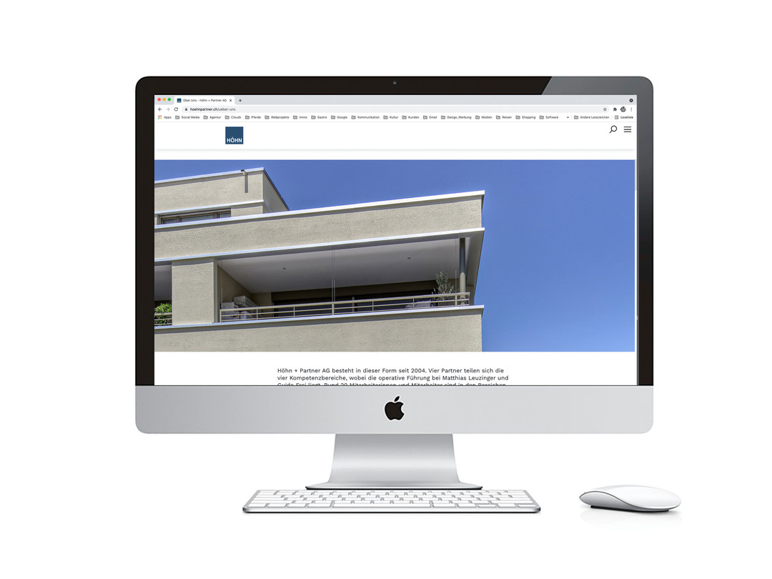 Website Höhn + Partner